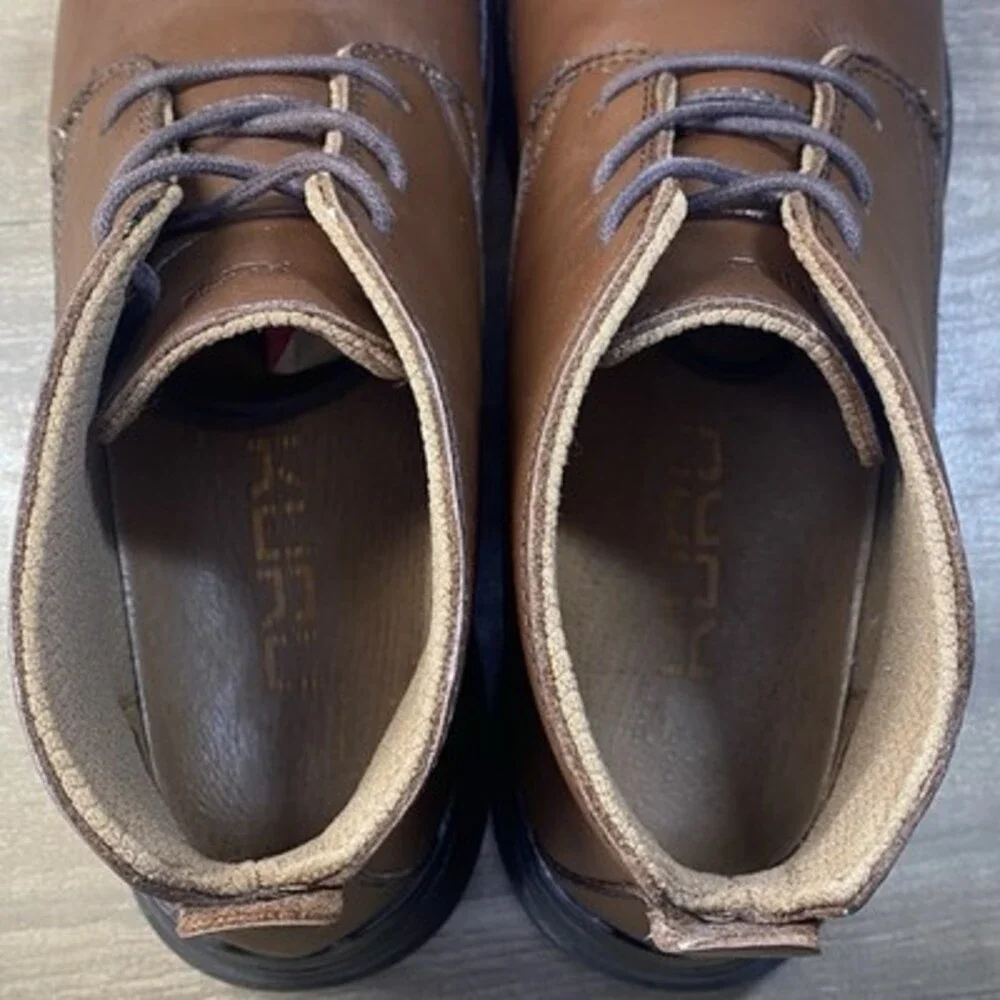 Kuru Mens Boots 9 Aalto Chukka Brown Mid Orthopedic Leather Ankle Arch Comfort